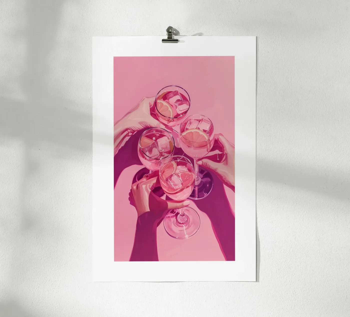 Gitls Night out Poster von Malou-Studio