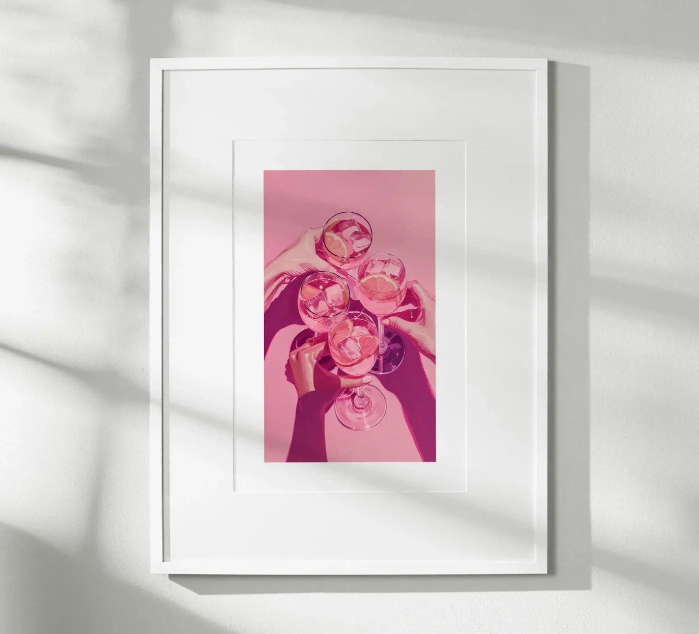 Gitls Night out Poster von Malou-Studio