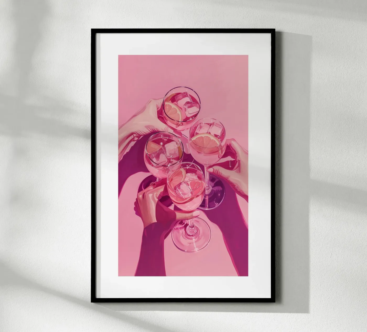 Gitls Night out Poster von Malou-Studio