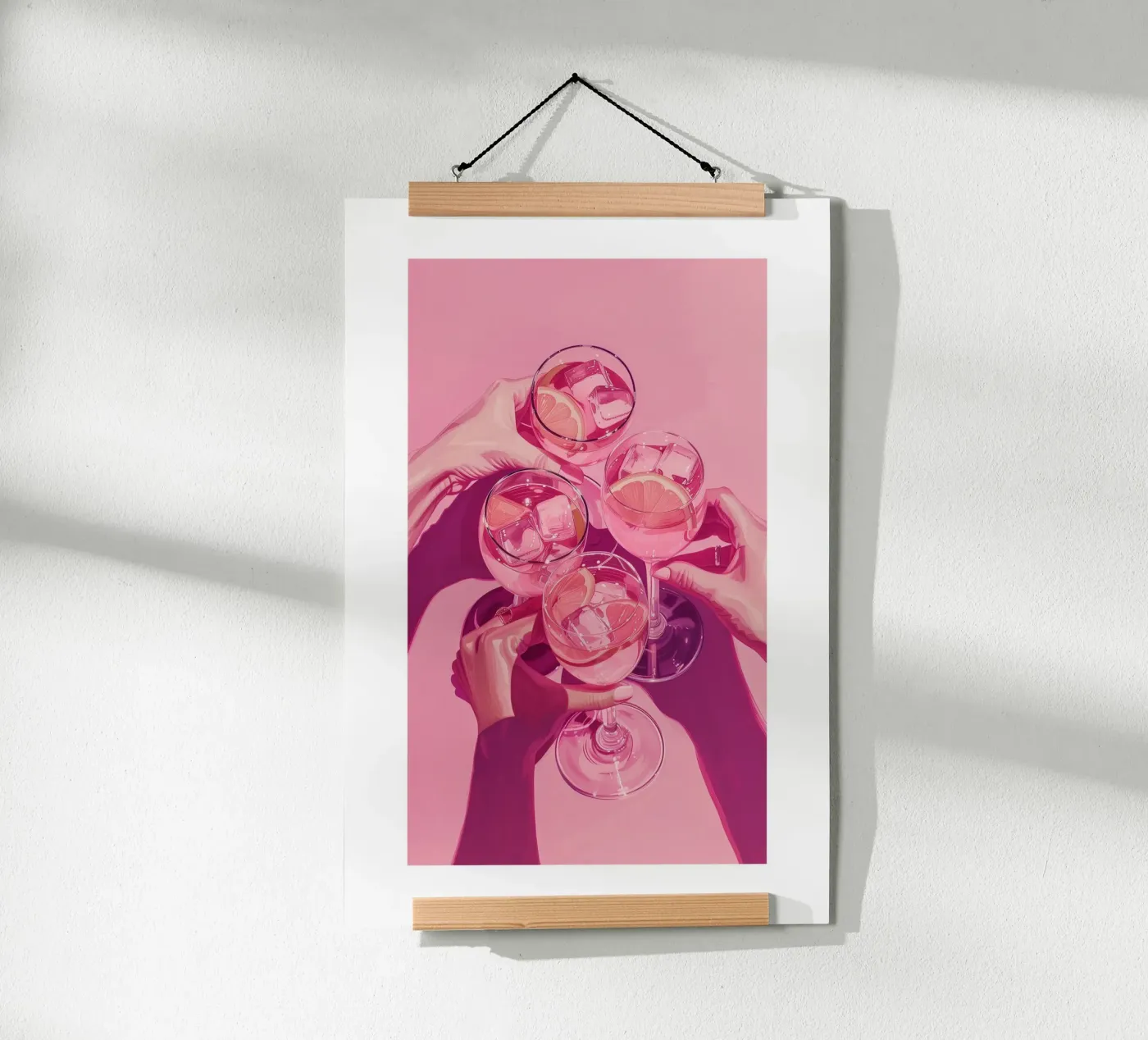 Serata Gitls poster da Malou-Studio