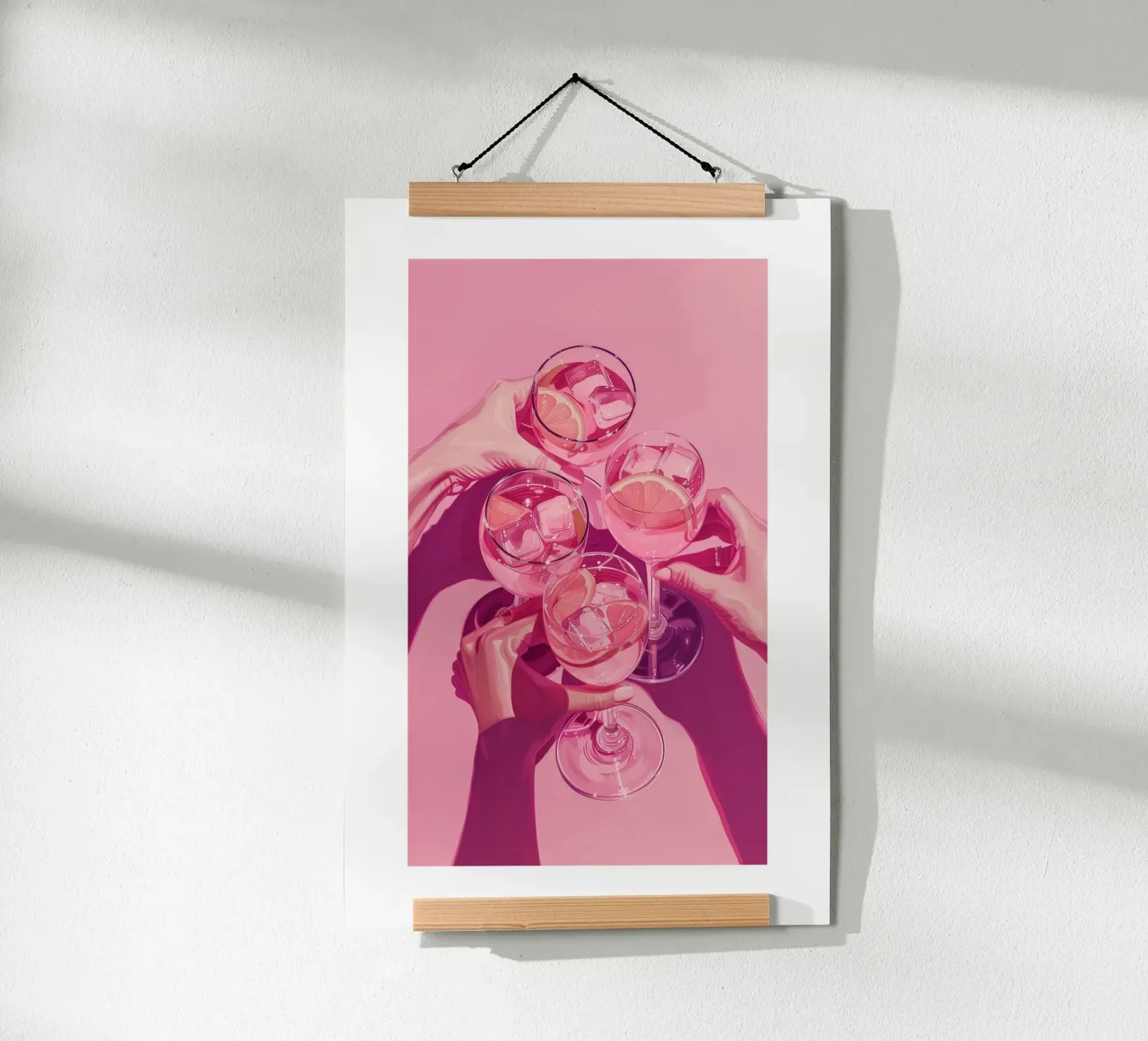 Gitls Night out Poster von Malou-Studio