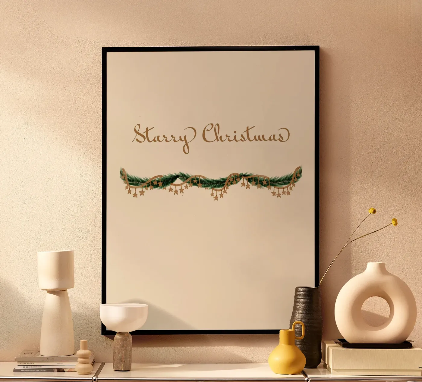 Starry Christmas poster da DesigndN Christmassy