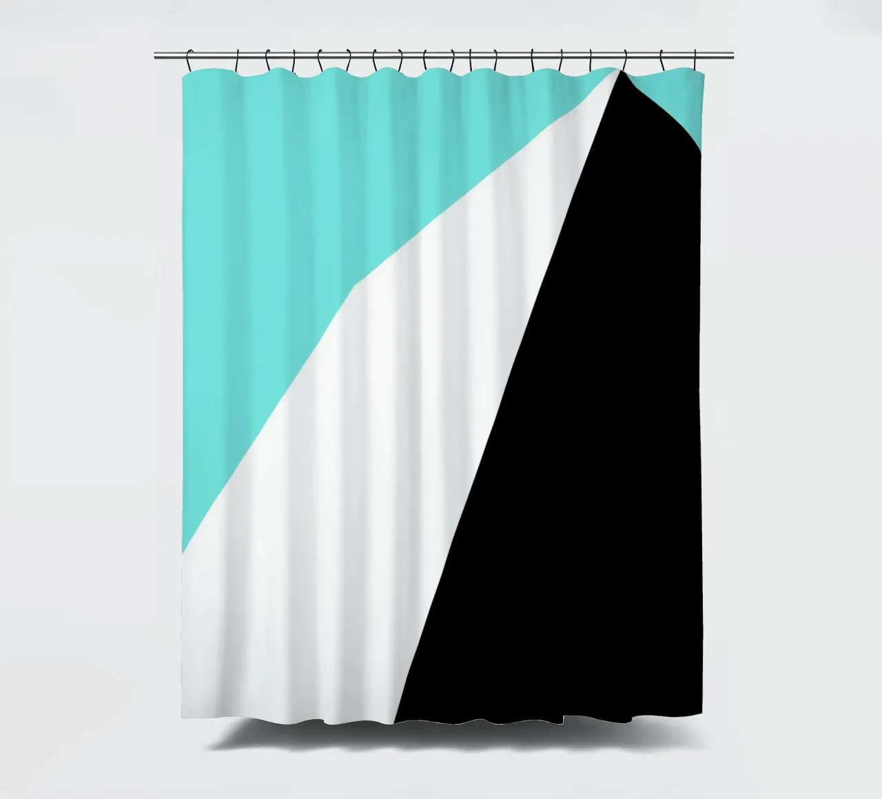 Looking Up Minimalist shower curtain by Kim Hubball Studio