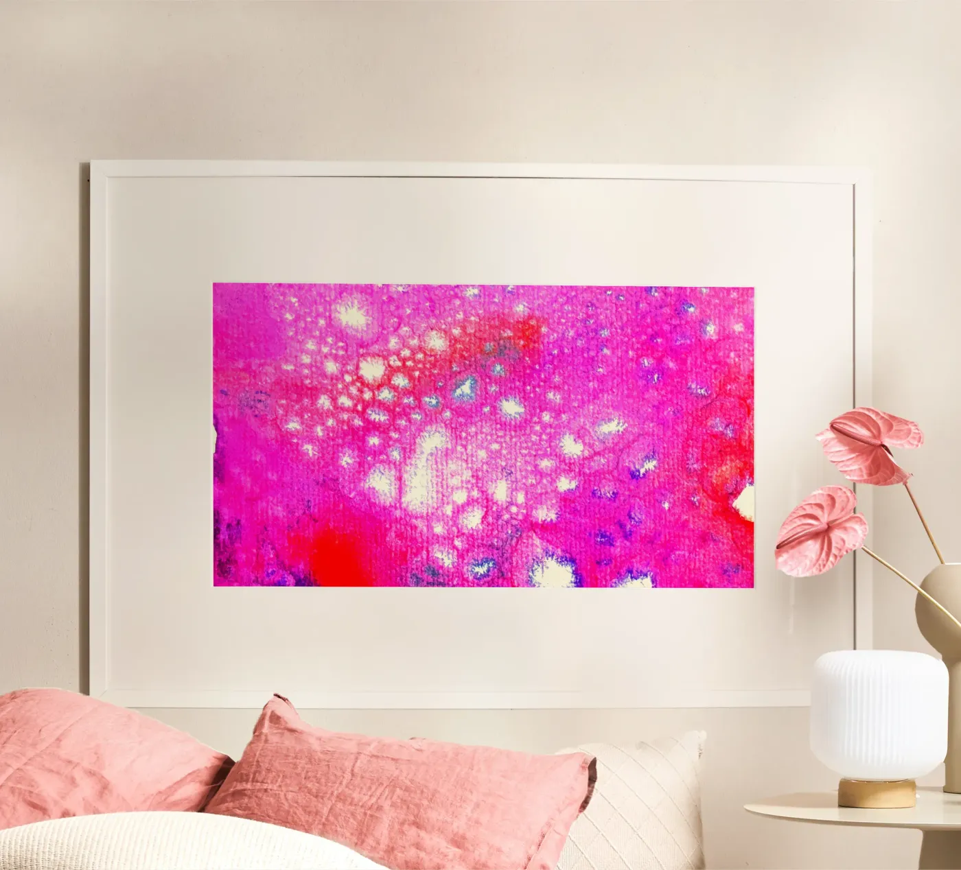 Faded colour gradient poster by Stillwild Studio