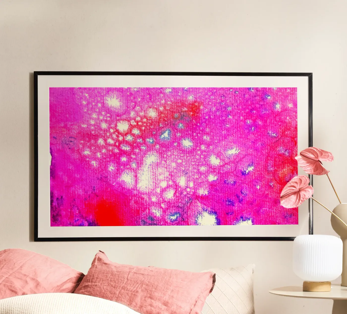 Faded colour gradient poster by Stillwild Studio