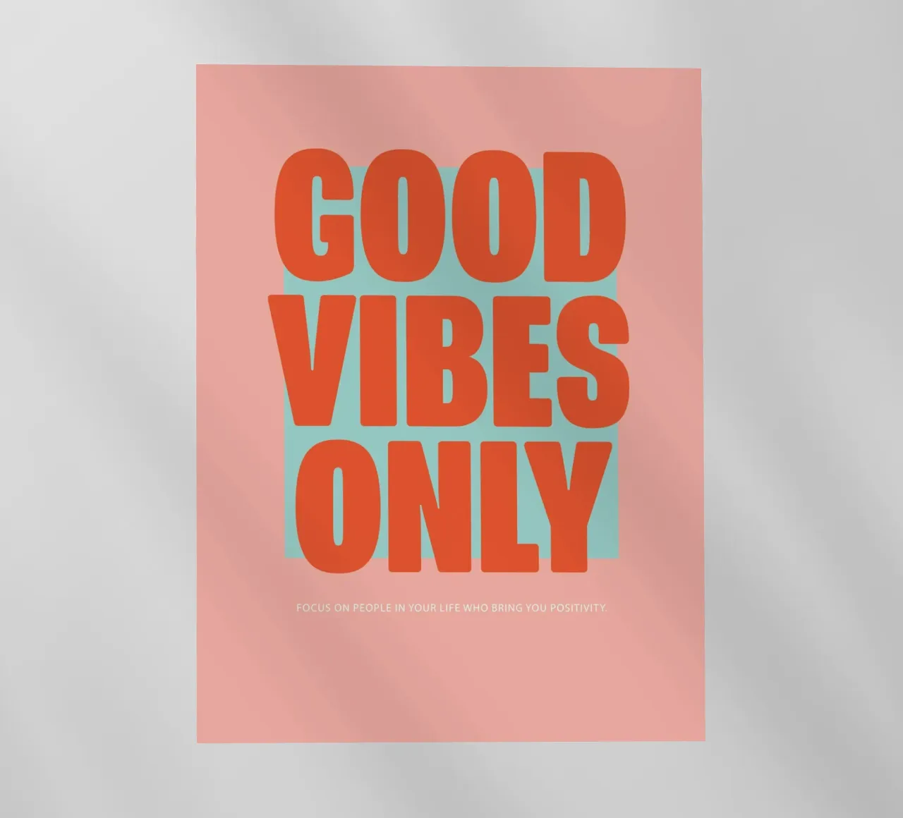 Solo Good Vibes pellicola backlit da Malou-Studio