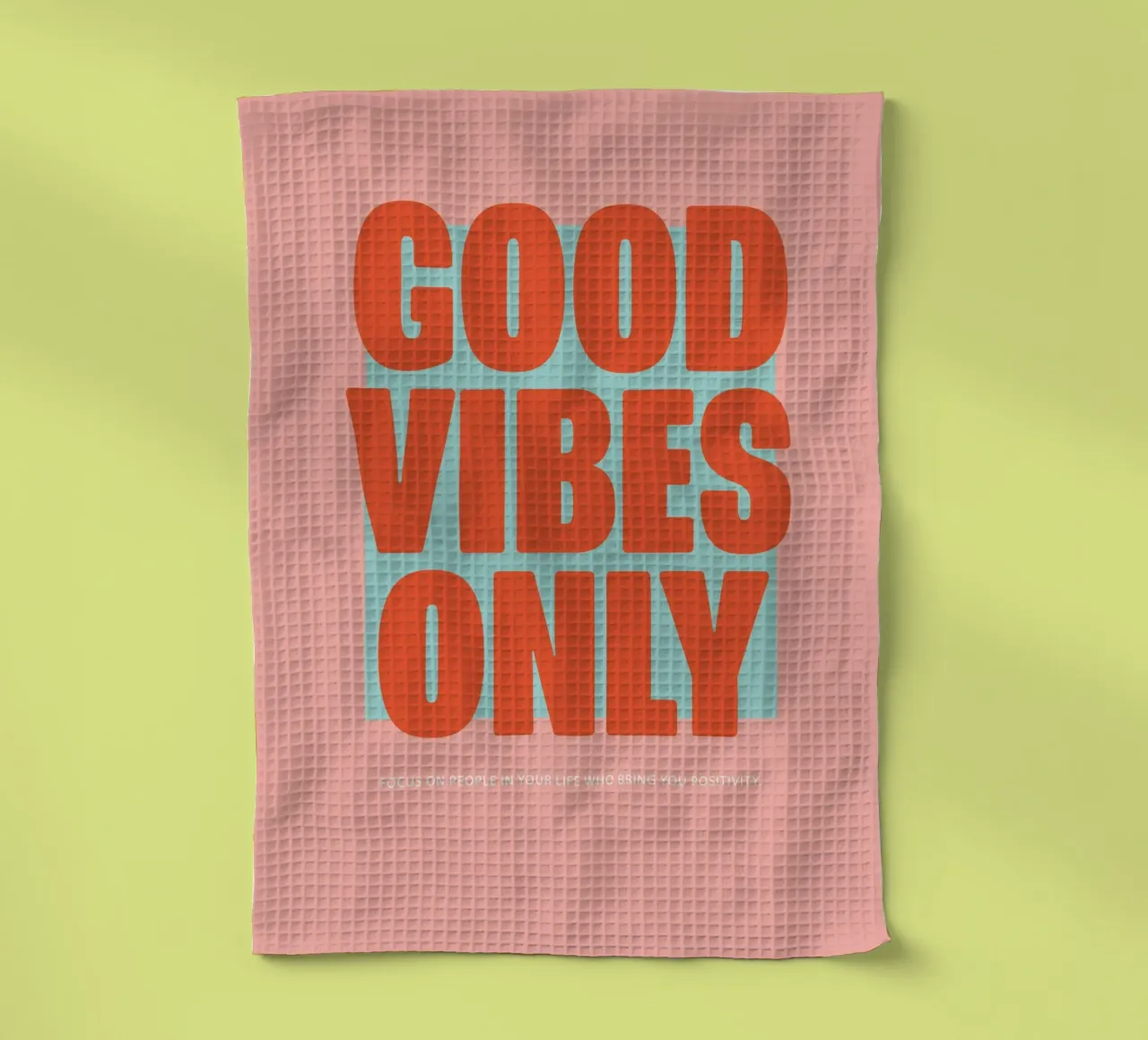 Solo Good Vibes canovaccio da cucina da Malou-Studio