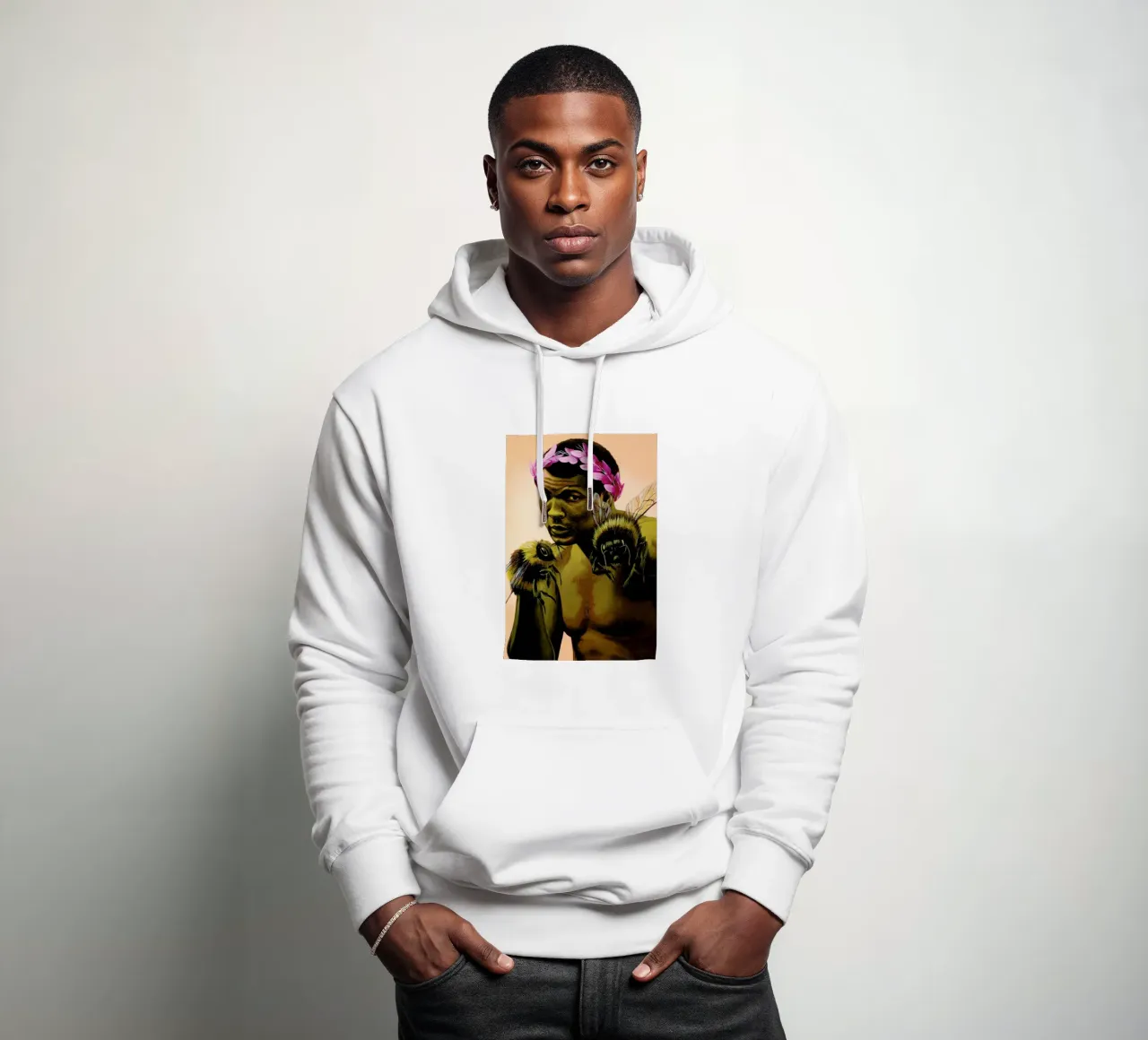 Sting Like a Bee felpa con cappuccio da Jared Yamahata