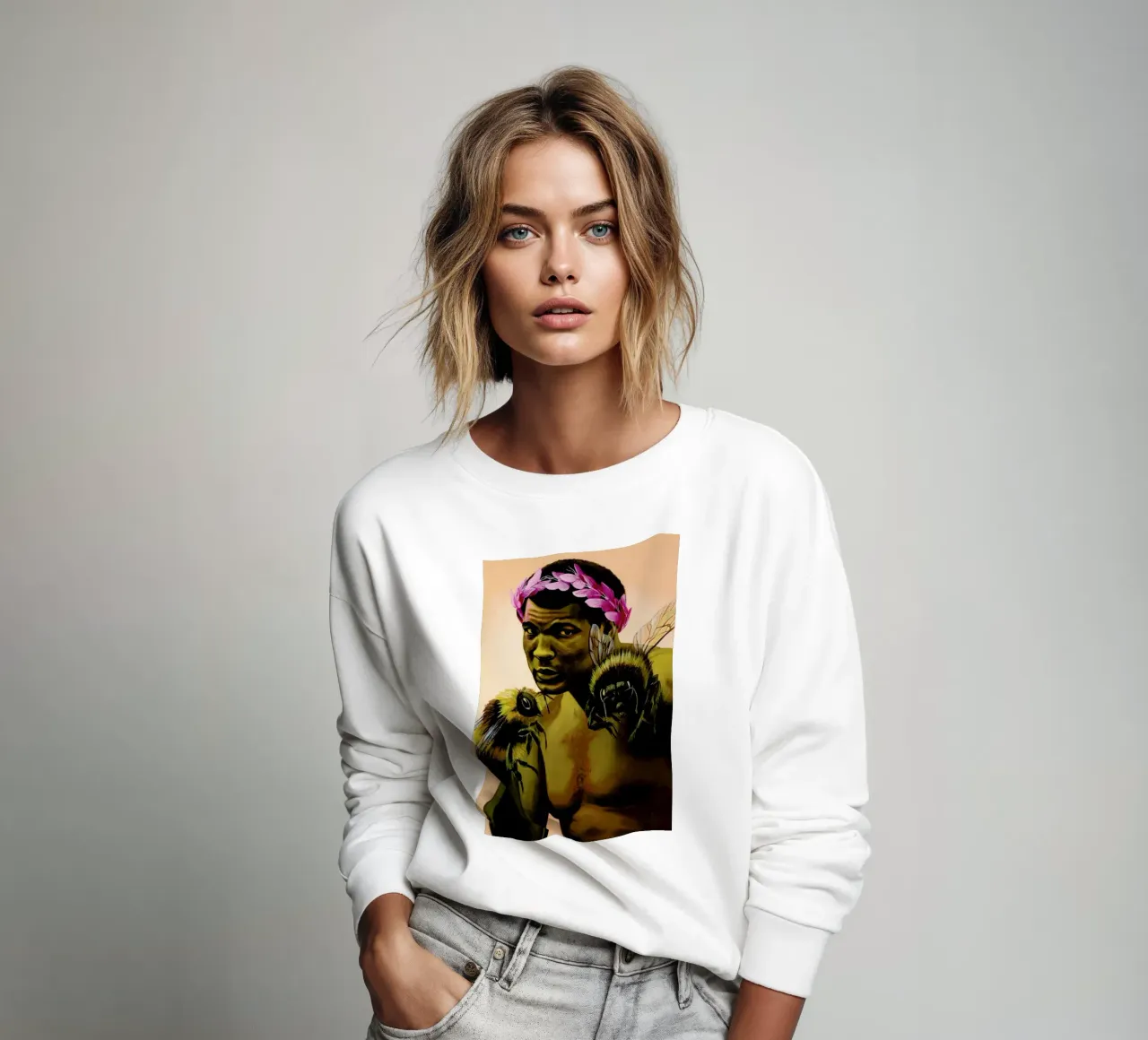 Sting Like a Bee Sweatshirt von Jared Yamahata