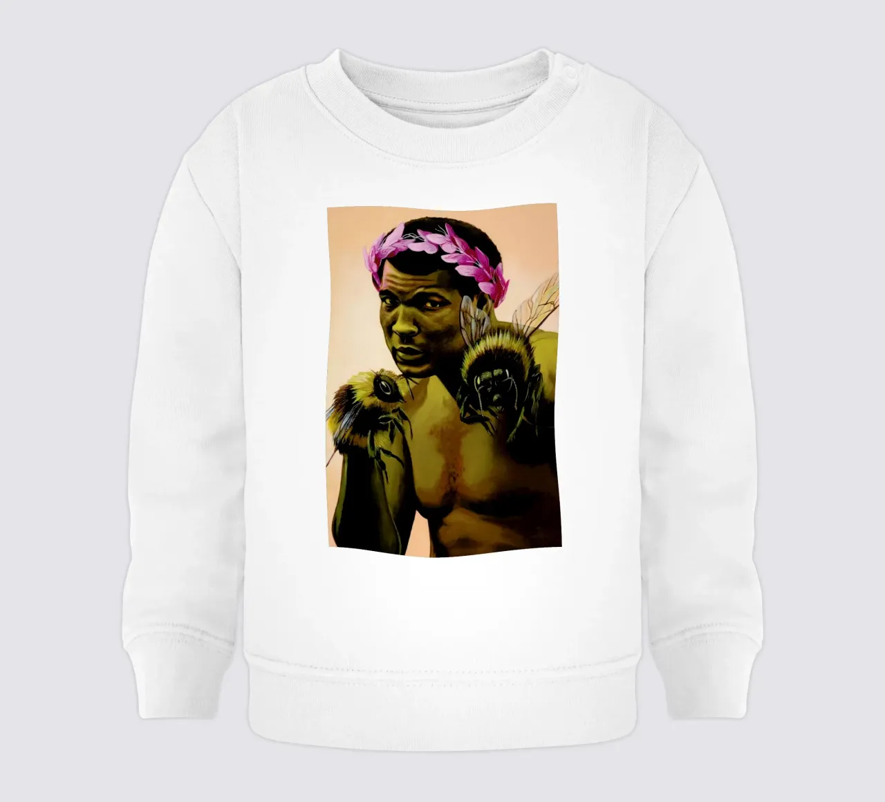 Sting Like a Bee baby sweatshirt by Jared Yamahata
