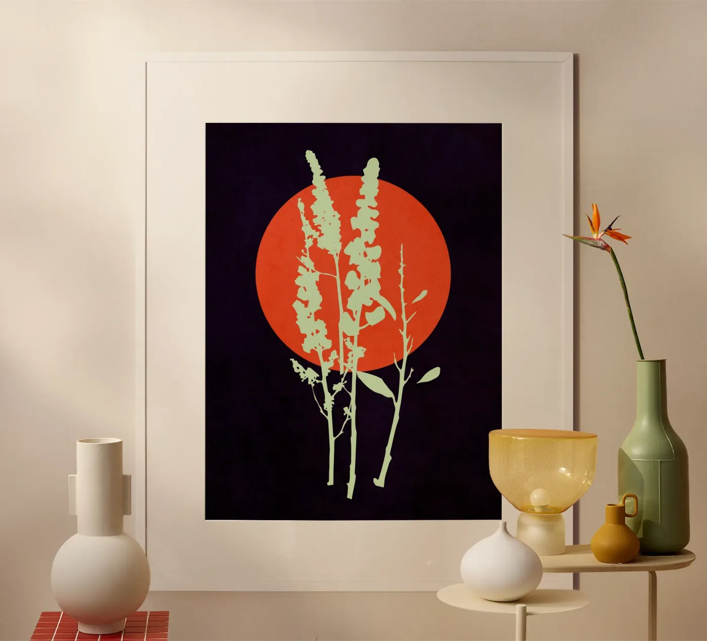 Ikebana poster da Kim Hubball Studio