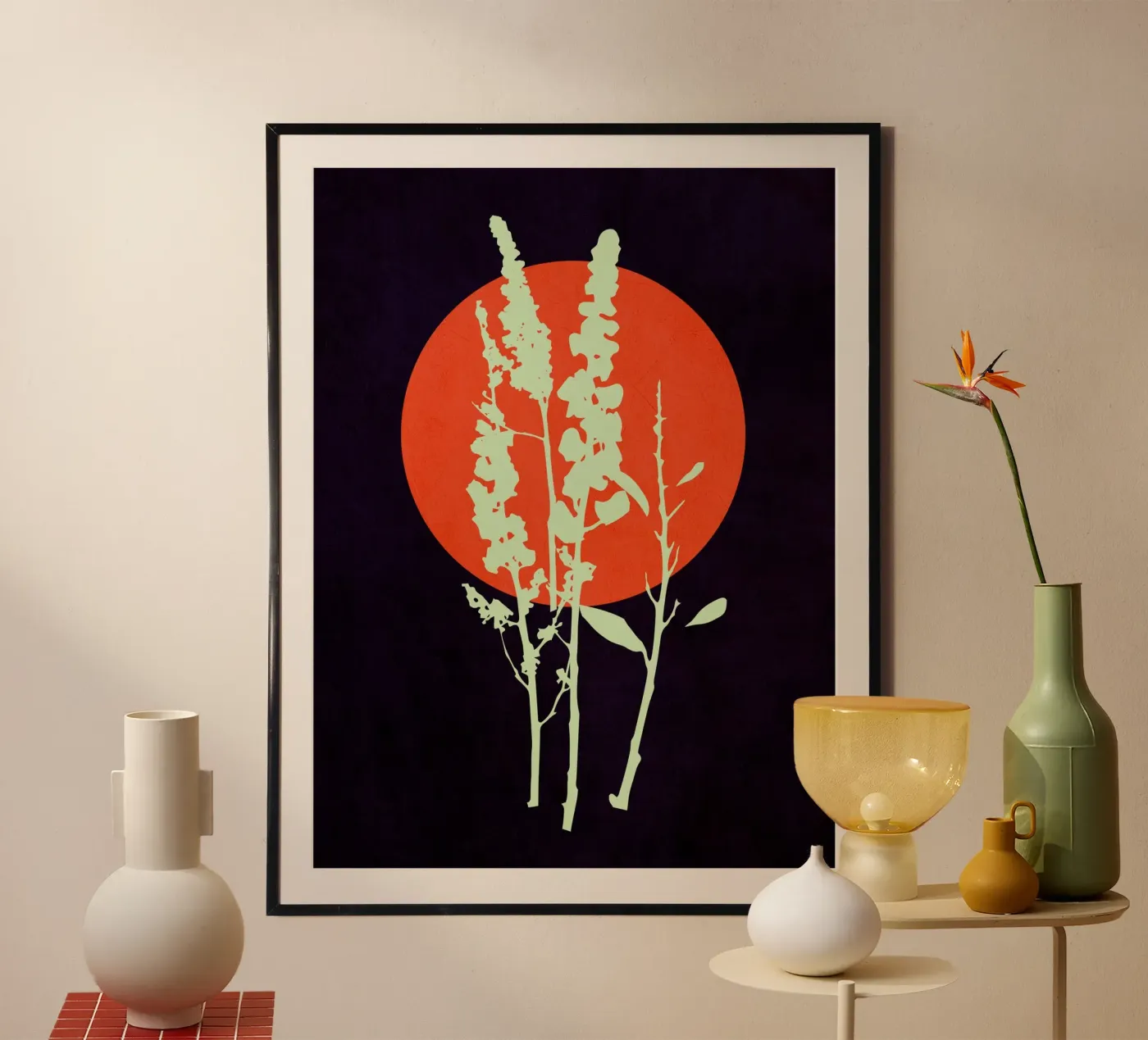 Ikebana poster da Kim Hubball Studio