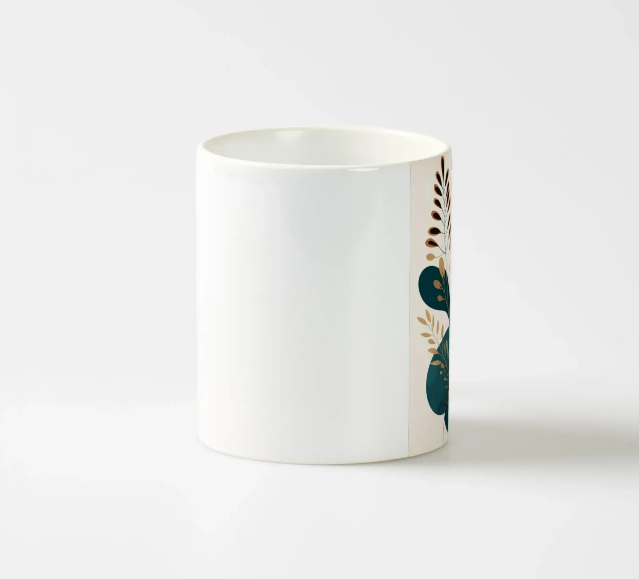 Arazzo floreale astratto tazza in ceramica da Artistic-shop