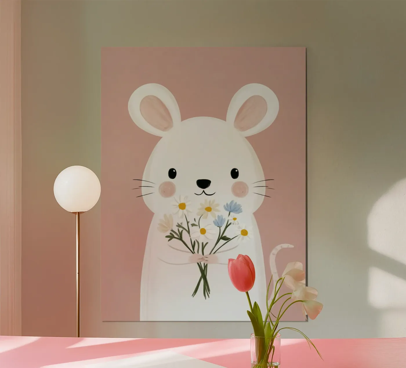 Spring Mouse Poster von Alma Rowan