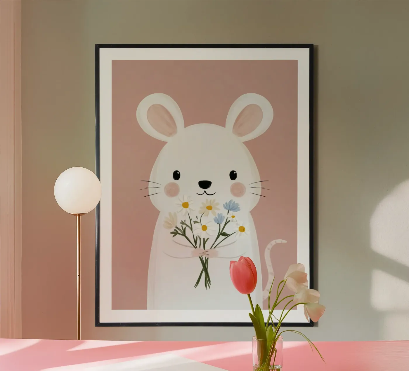 Spring Mouse Poster von Alma Rowan