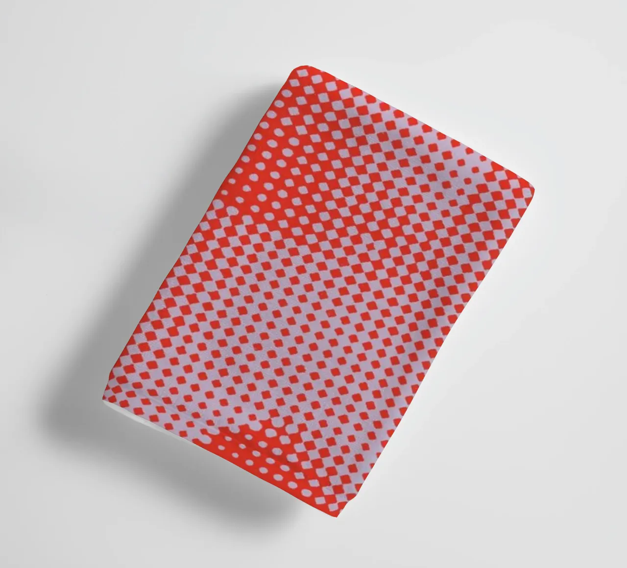 Grid Pattern - Lilac Red towel by Malou-Studio