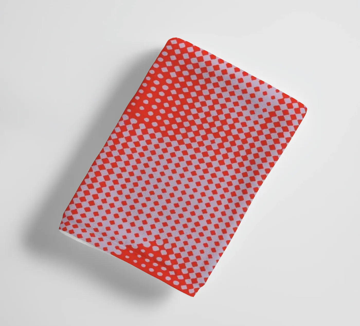 Grid Pattern - Lilac Red towel by Malou-Studio