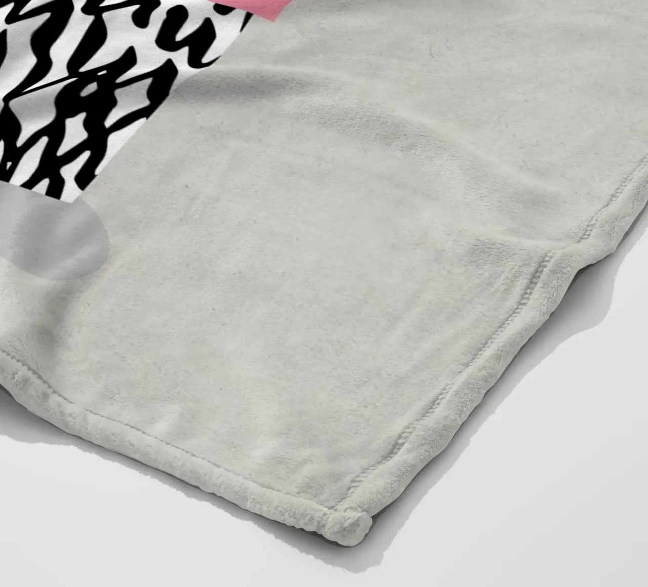 Prickly Pear fleece blanket by Kim Hubball Studio