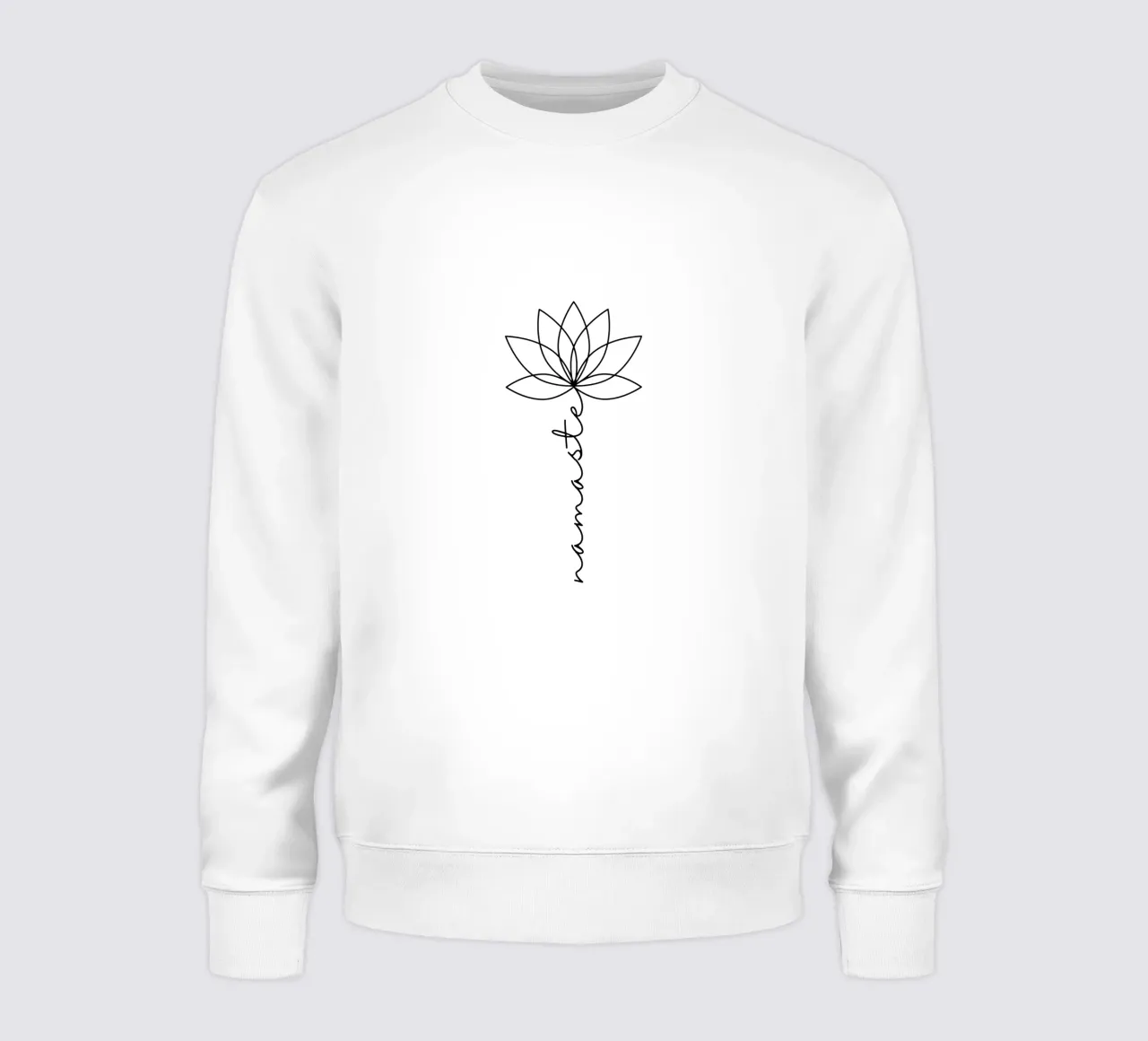Namaste Lotus Blossom II sweatshirt by ArtDesign by KBK
