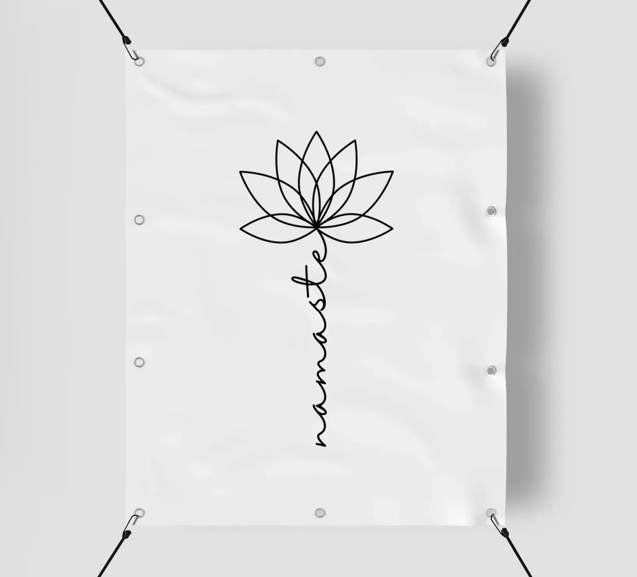 Namaste Fior di Loto II telo in pvc da ArtDesign by KBK