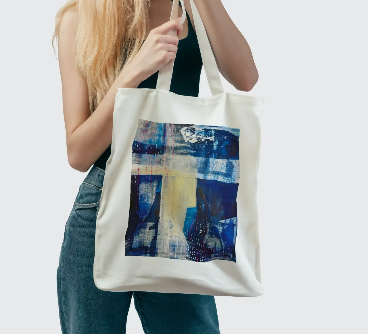 Jeans jeah! borsa in juta da MissVeroonica