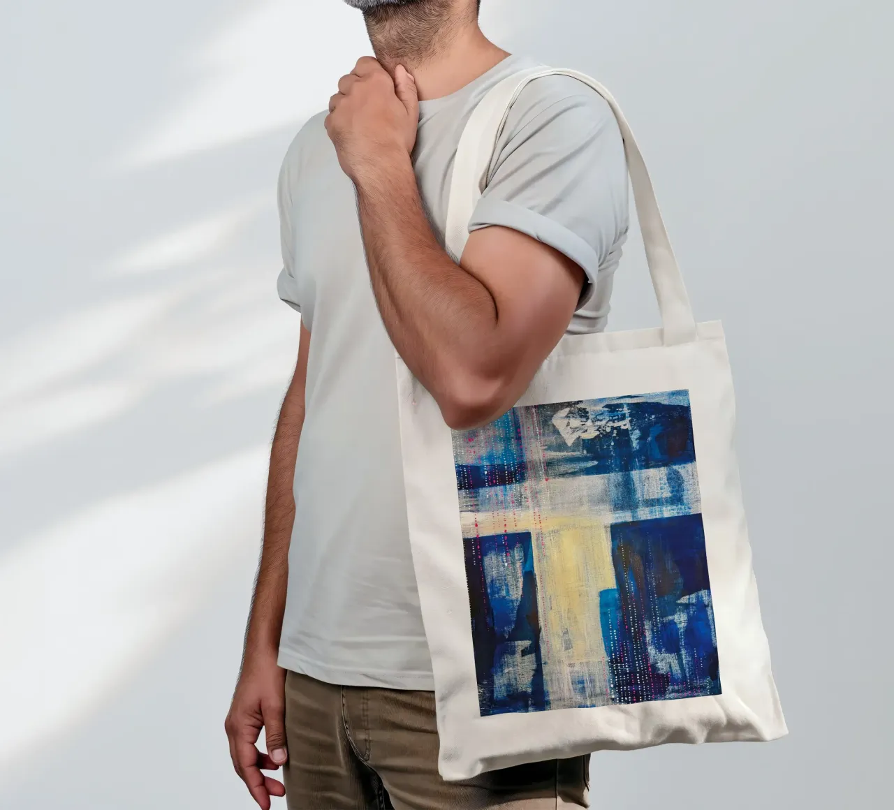 Jeans jeah! borsa in juta da MissVeroonica