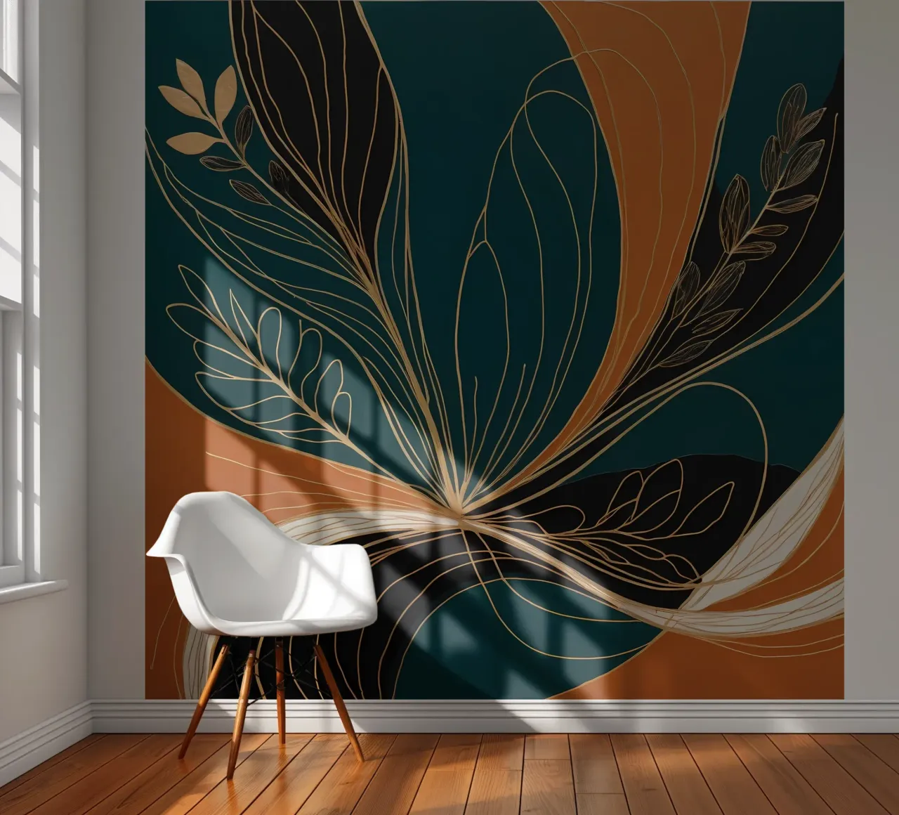 Harmonieuze stroom fotobehang van Artistic-shop