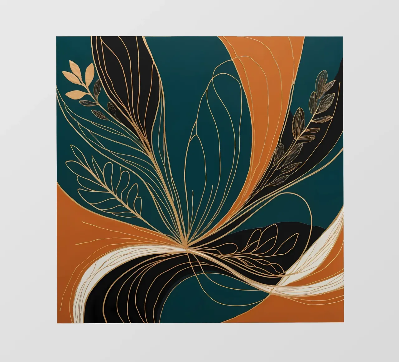 Harmonieuze stroom fotobehang van Artistic-shop