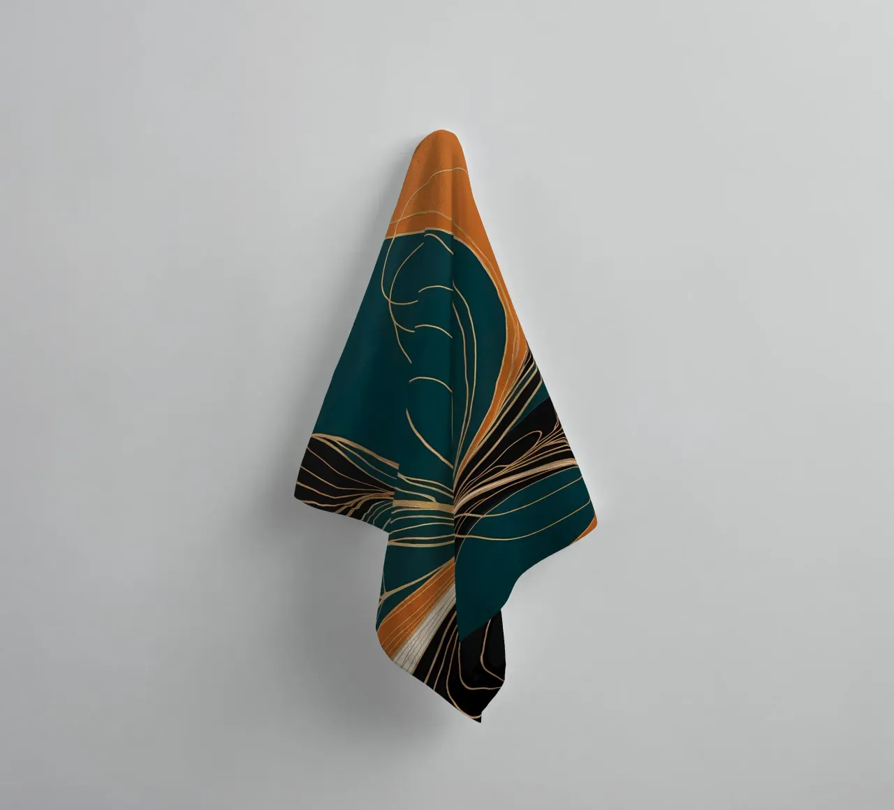 Flusso armonioso asciugamano da bagno da Artistic-shop