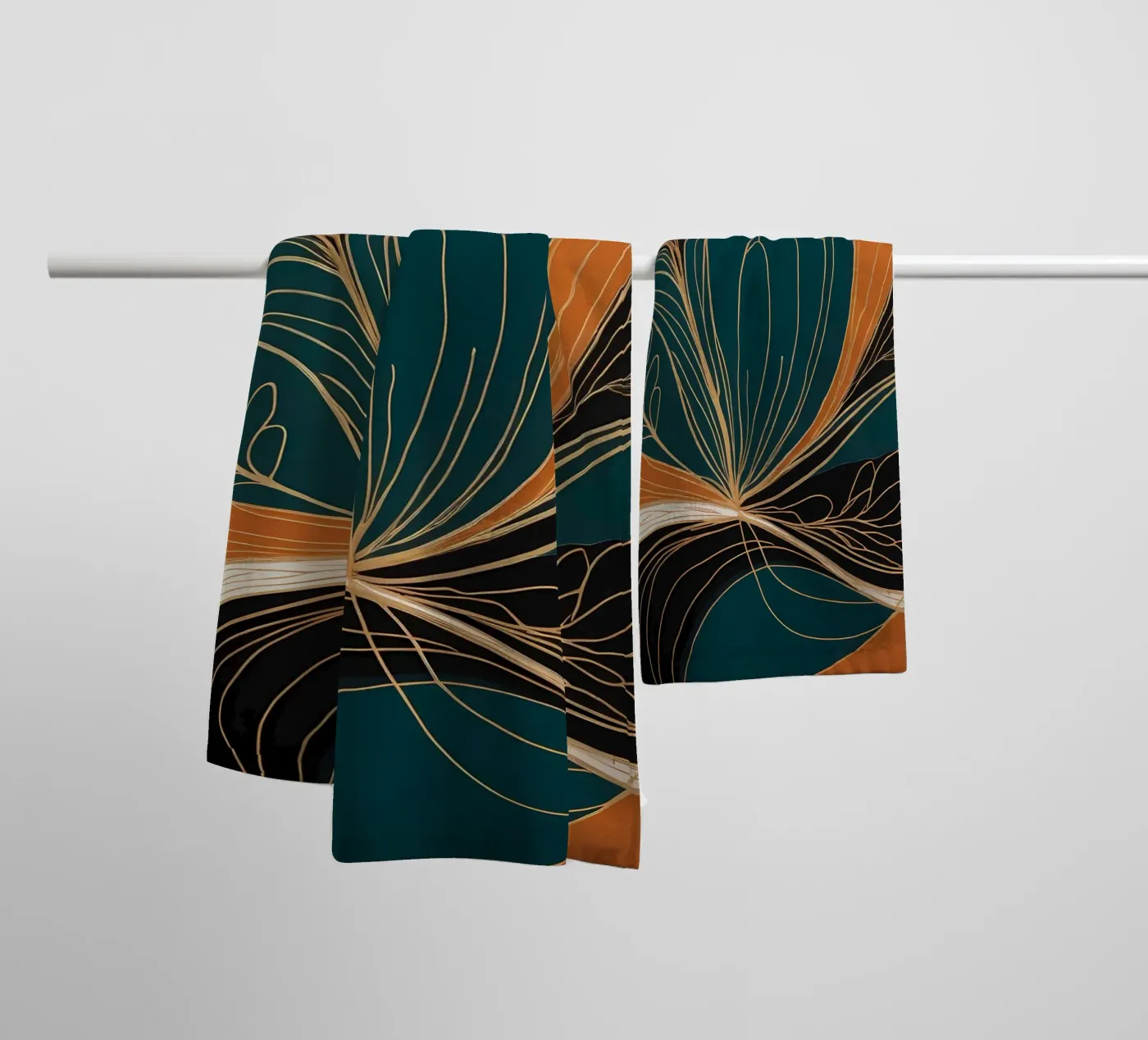Harmonious Flow towel by Artistic-shop
