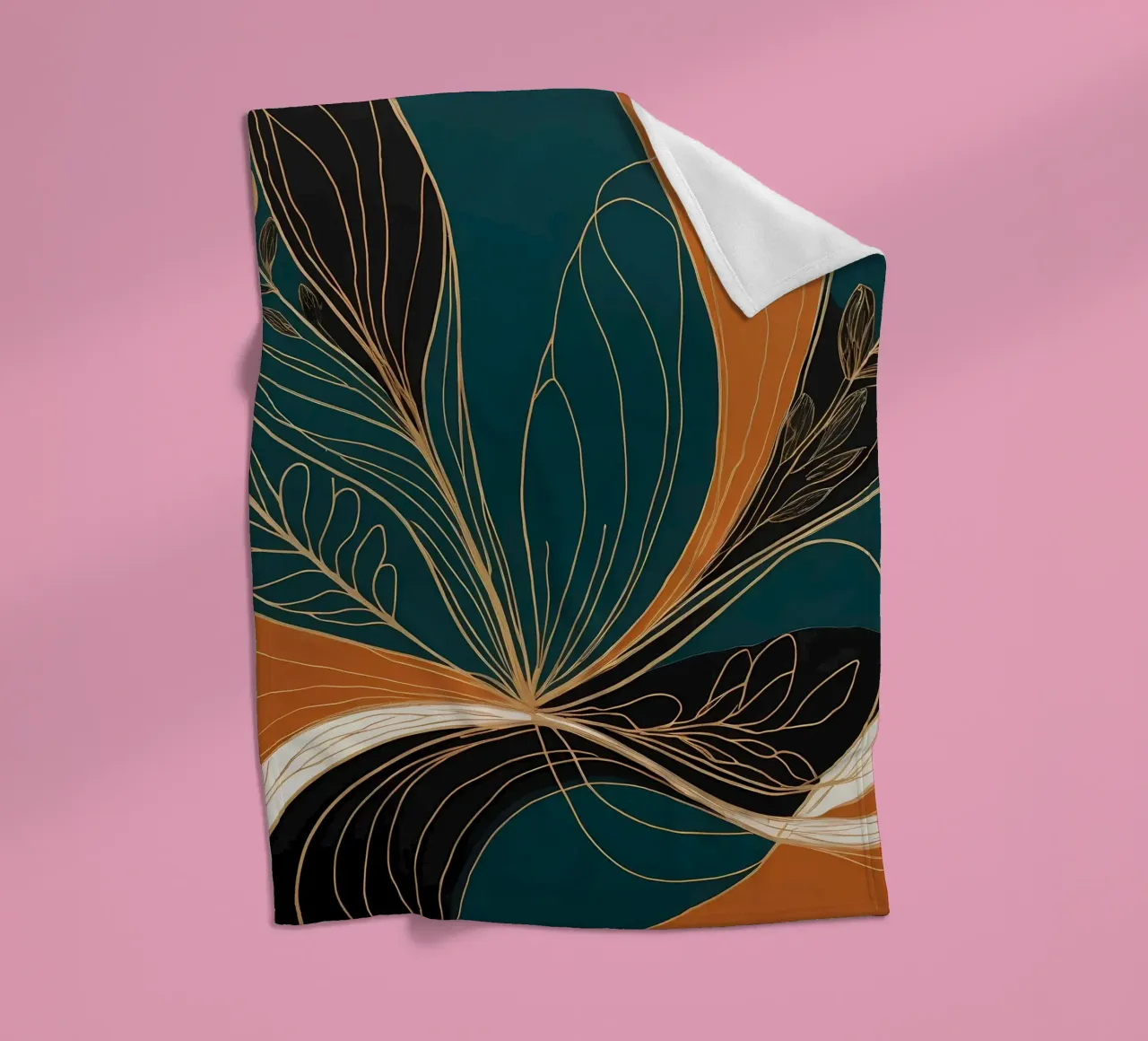 Harmonischer Fluss Fleecedecke von Artistic-shop