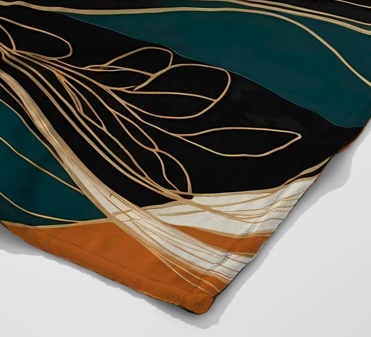 Harmonischer Fluss Fleecedecke von Artistic-shop