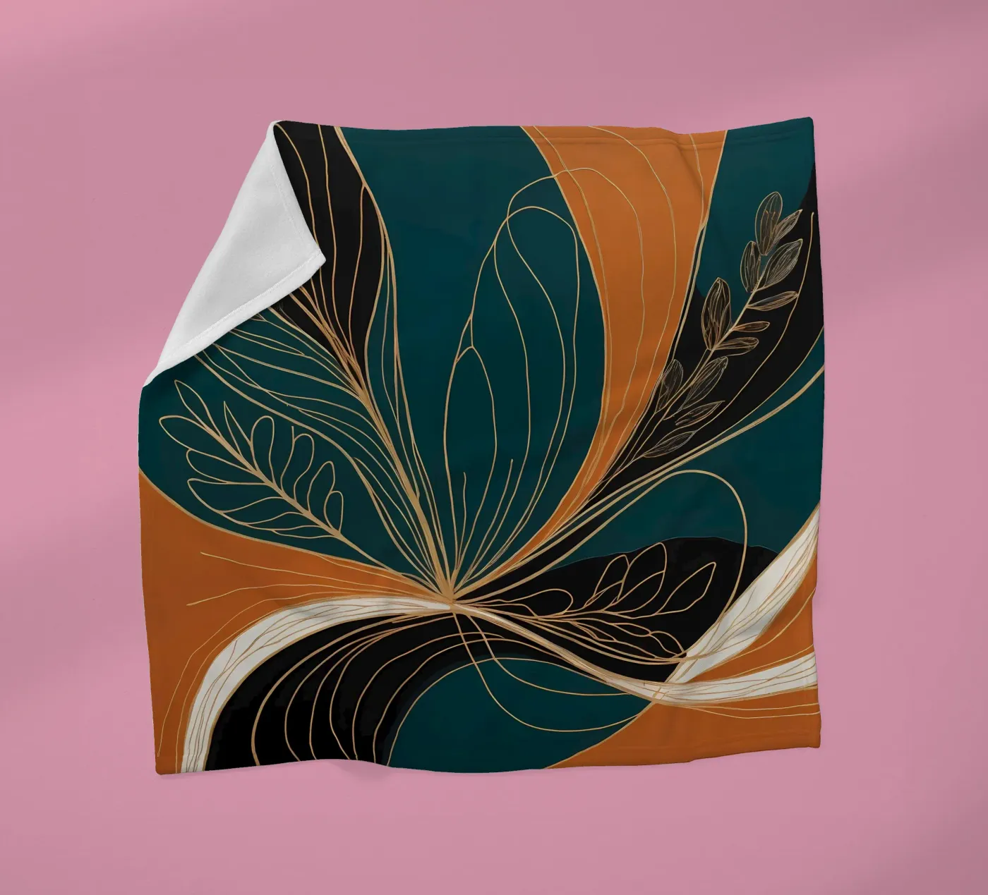 Harmonieuze stroom fleecedeken van Artistic-shop