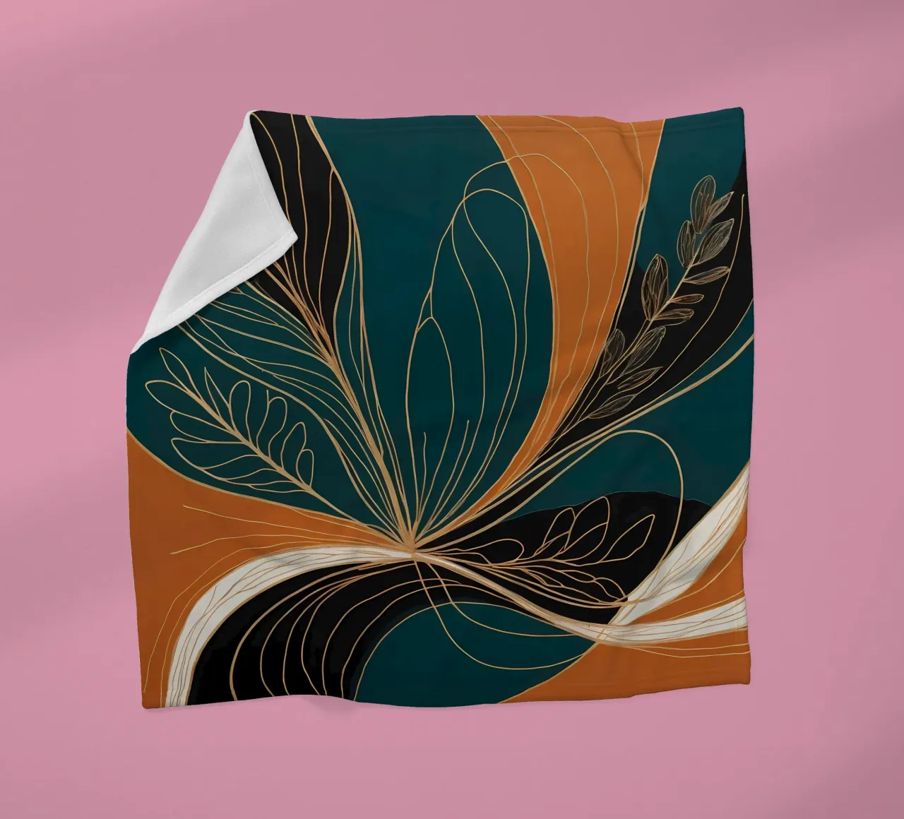 Harmonischer Fluss Fleecedecke von Artistic-shop