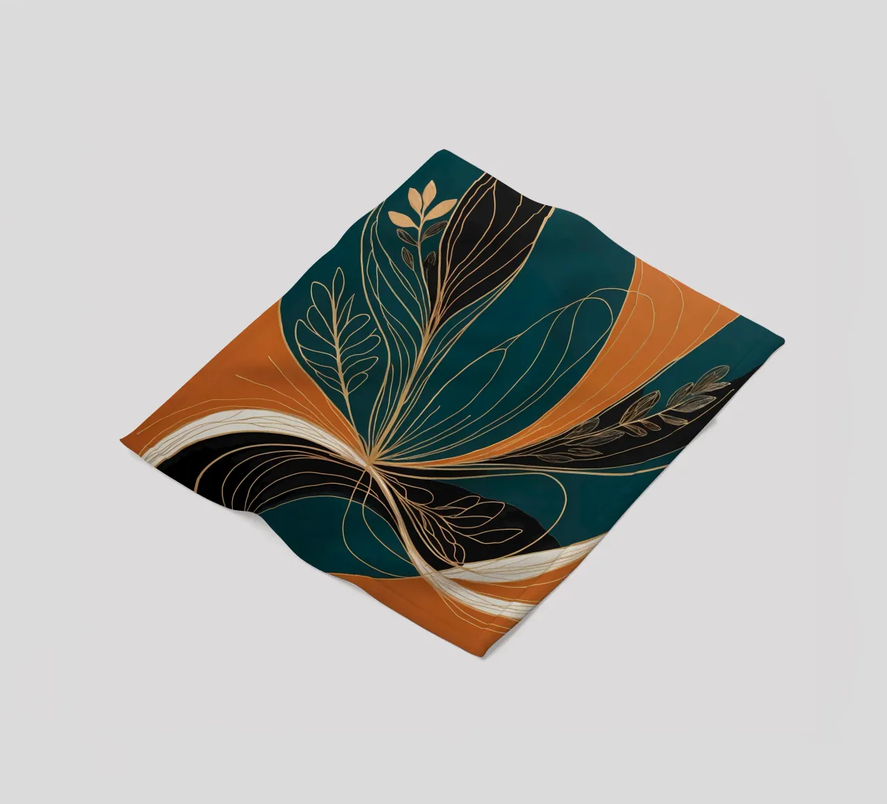 Harmonischer Fluss Fleecedecke von Artistic-shop