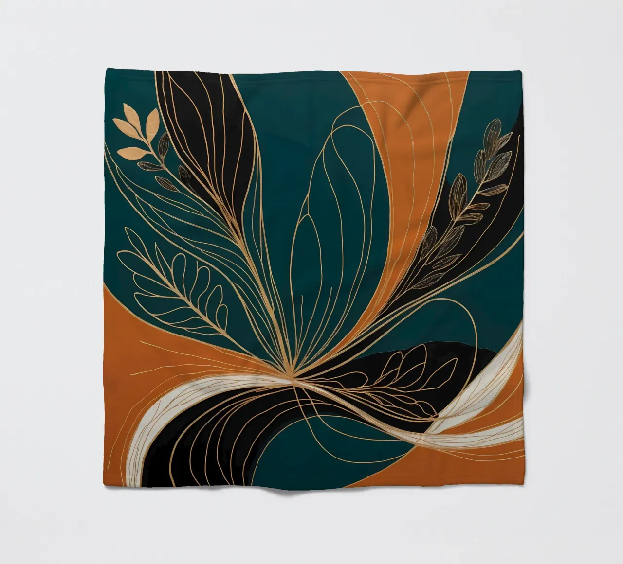 Harmonischer Fluss Fleecedecke von Artistic-shop