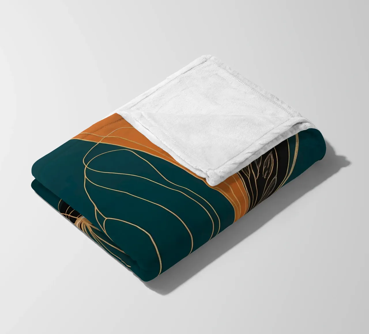 Harmonischer Fluss Fleecedecke von Artistic-shop