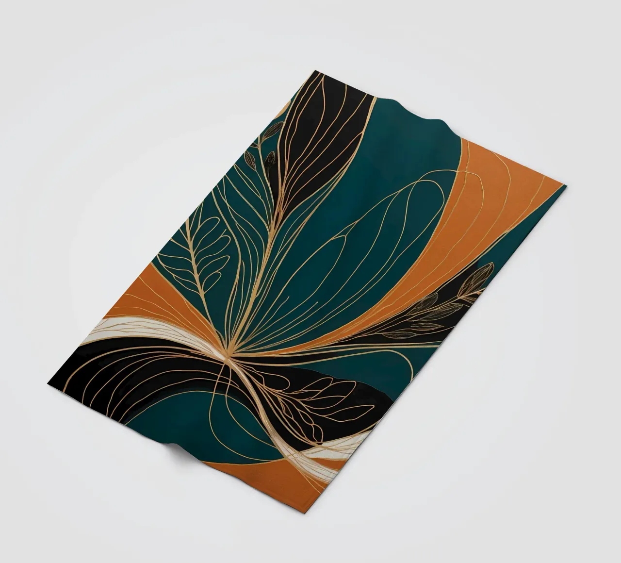 Harmonischer Fluss Fleecedecke von Artistic-shop