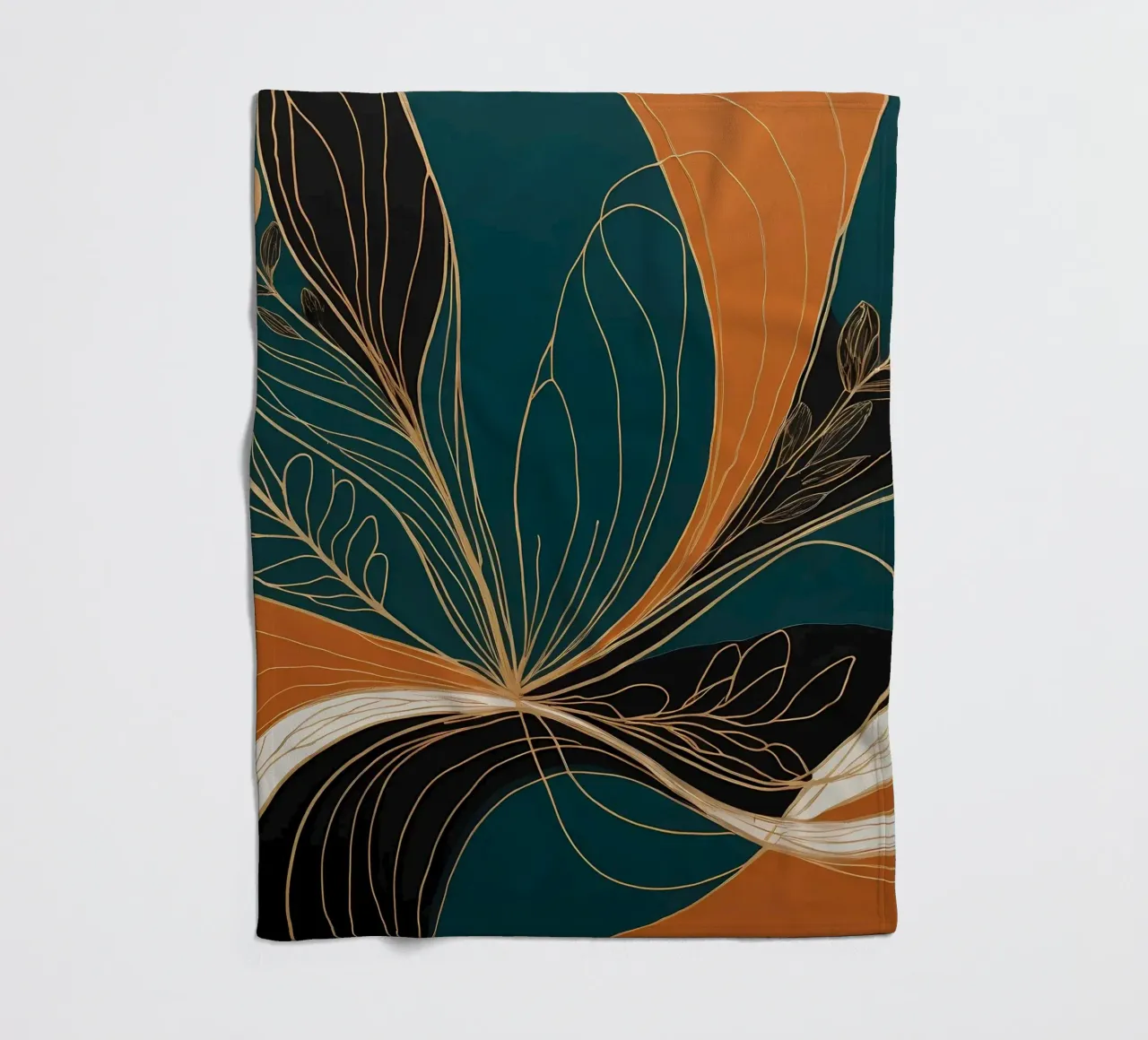 Harmonischer Fluss Fleecedecke von Artistic-shop