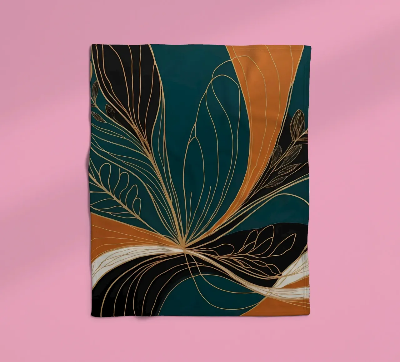 Harmonischer Fluss Fleecedecke von Artistic-shop