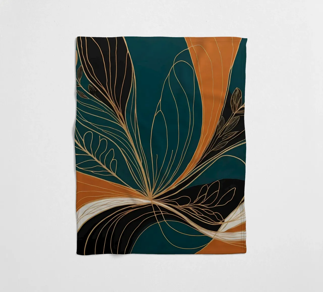 Harmonischer Fluss Fleecedecke von Artistic-shop