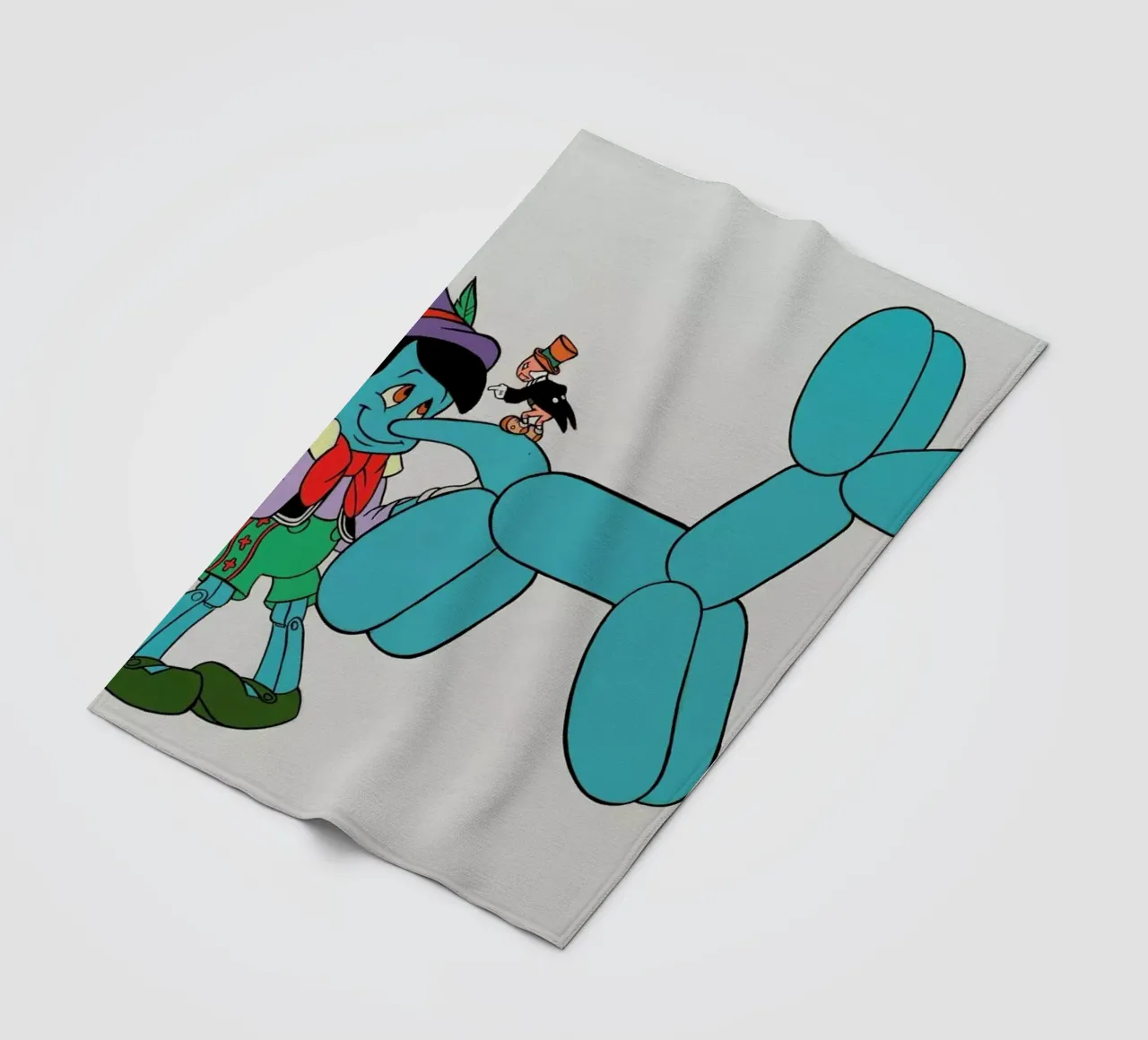 Lie Like a Dog fleece blanket by Jared Yamahata