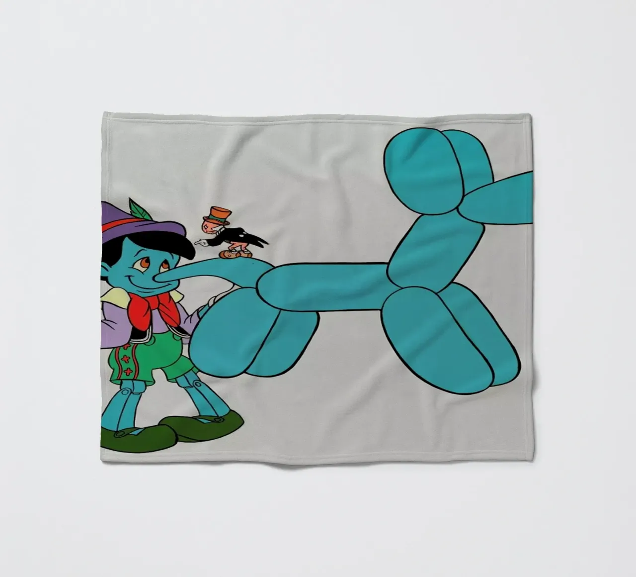 Lie Like a Dog fleece blanket by Jared Yamahata