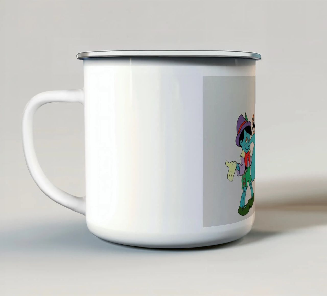 Lie Like a Dog tazza in smalto da Jared Yamahata