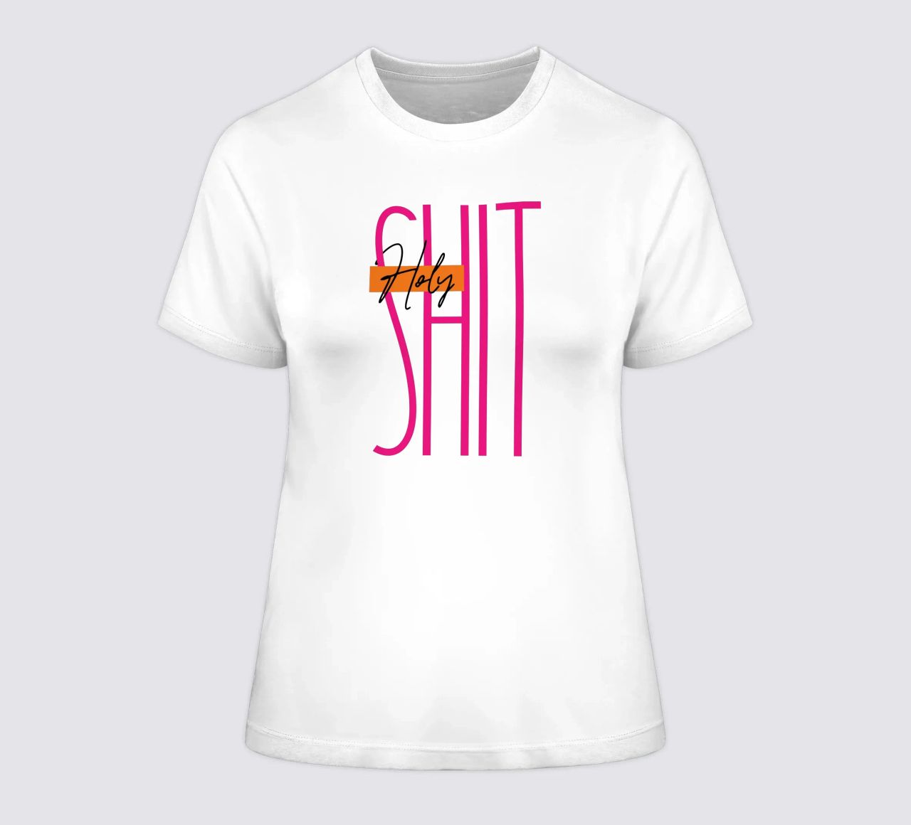 Heiliger Strohsack - Orange-Rosa Frauen T-Shirt von Malou-Studio