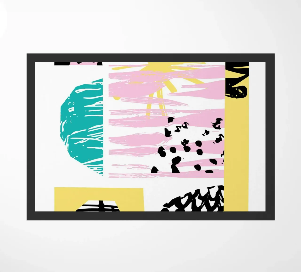 Sunny Beaches doormat by Kim Hubball Studio