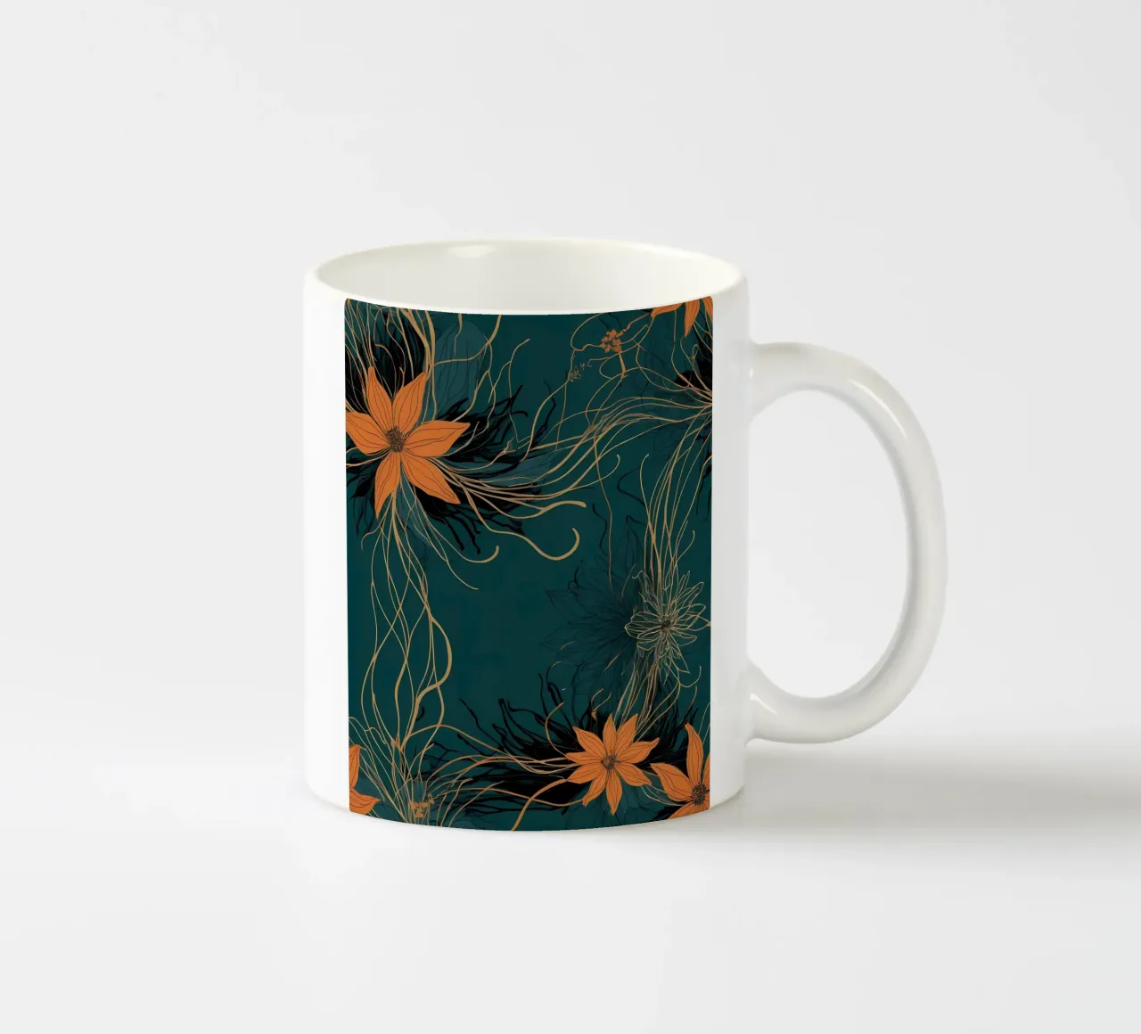 Flora incantevole tazza in ceramica da Artistic-shop