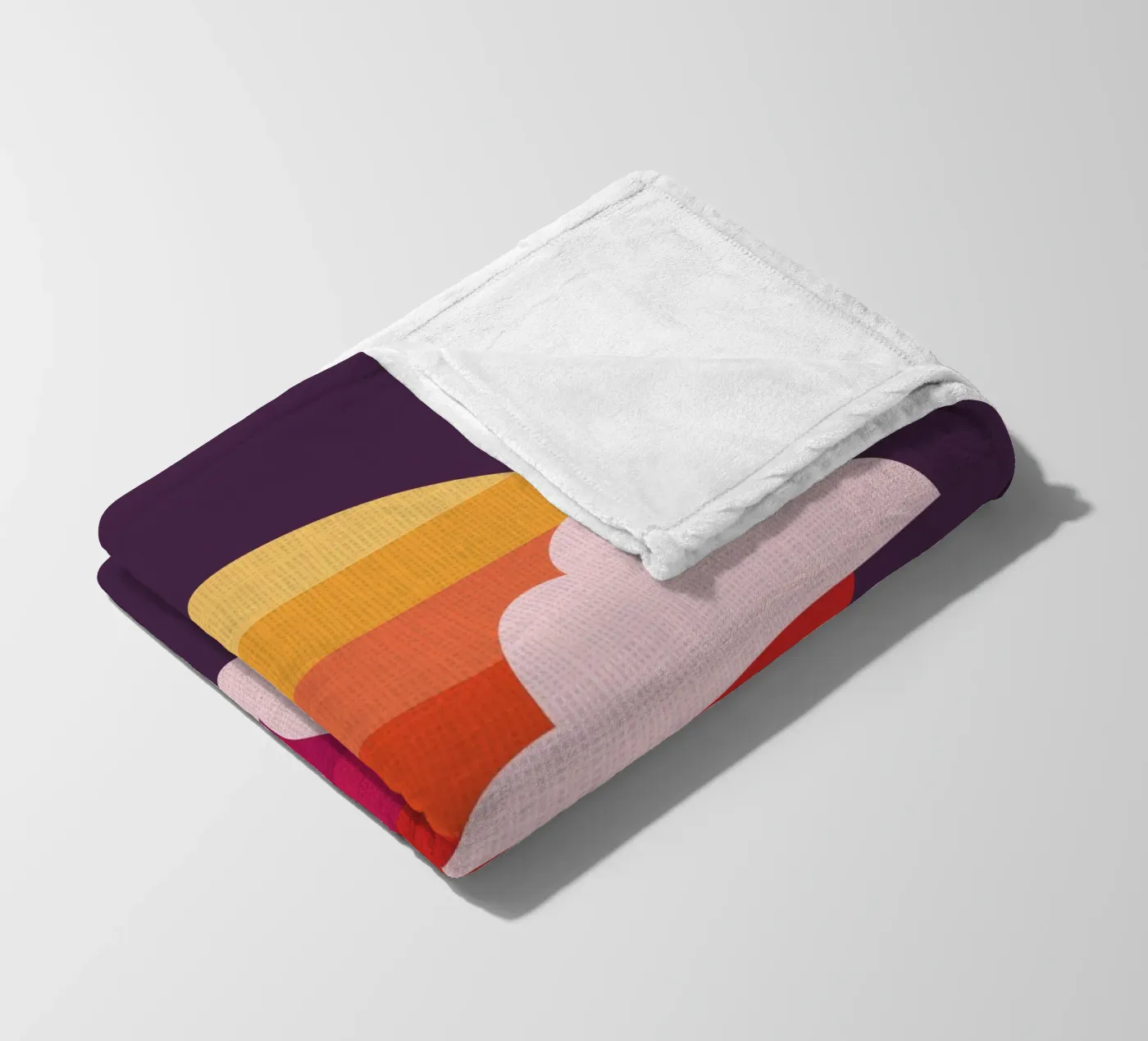 Setting Sun fleece blanket by Kim Hubball Studio