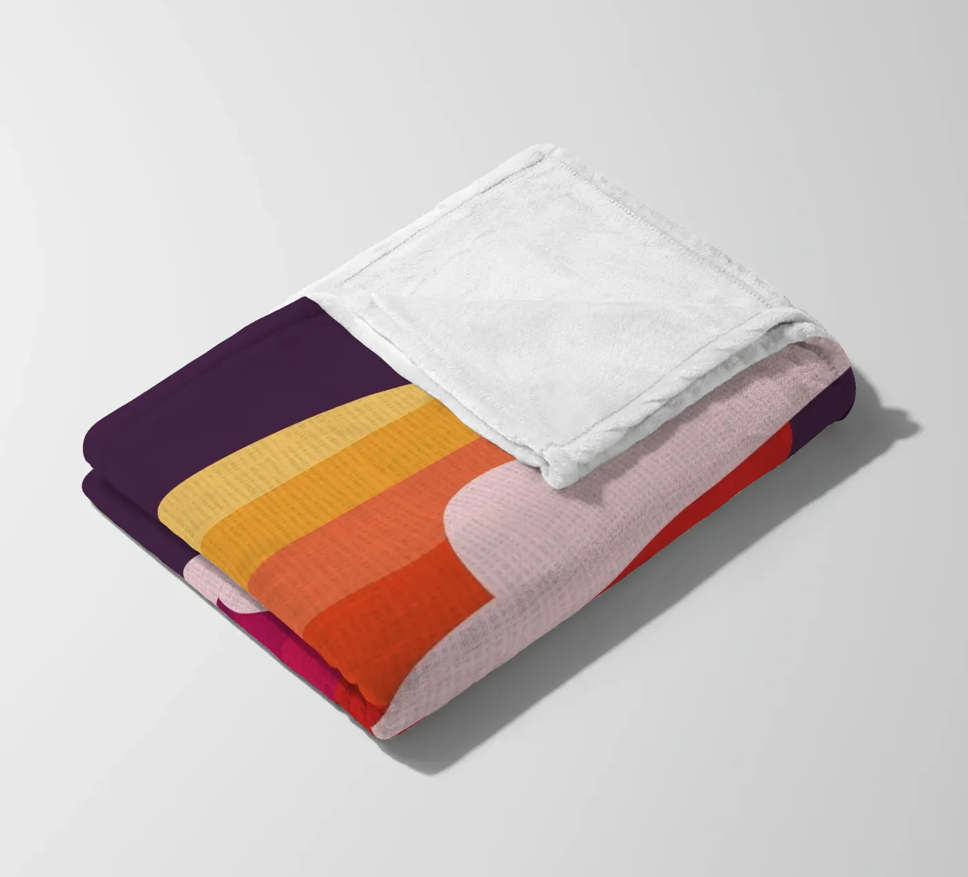 Setting Sun fleece blanket by Kim Hubball Studio
