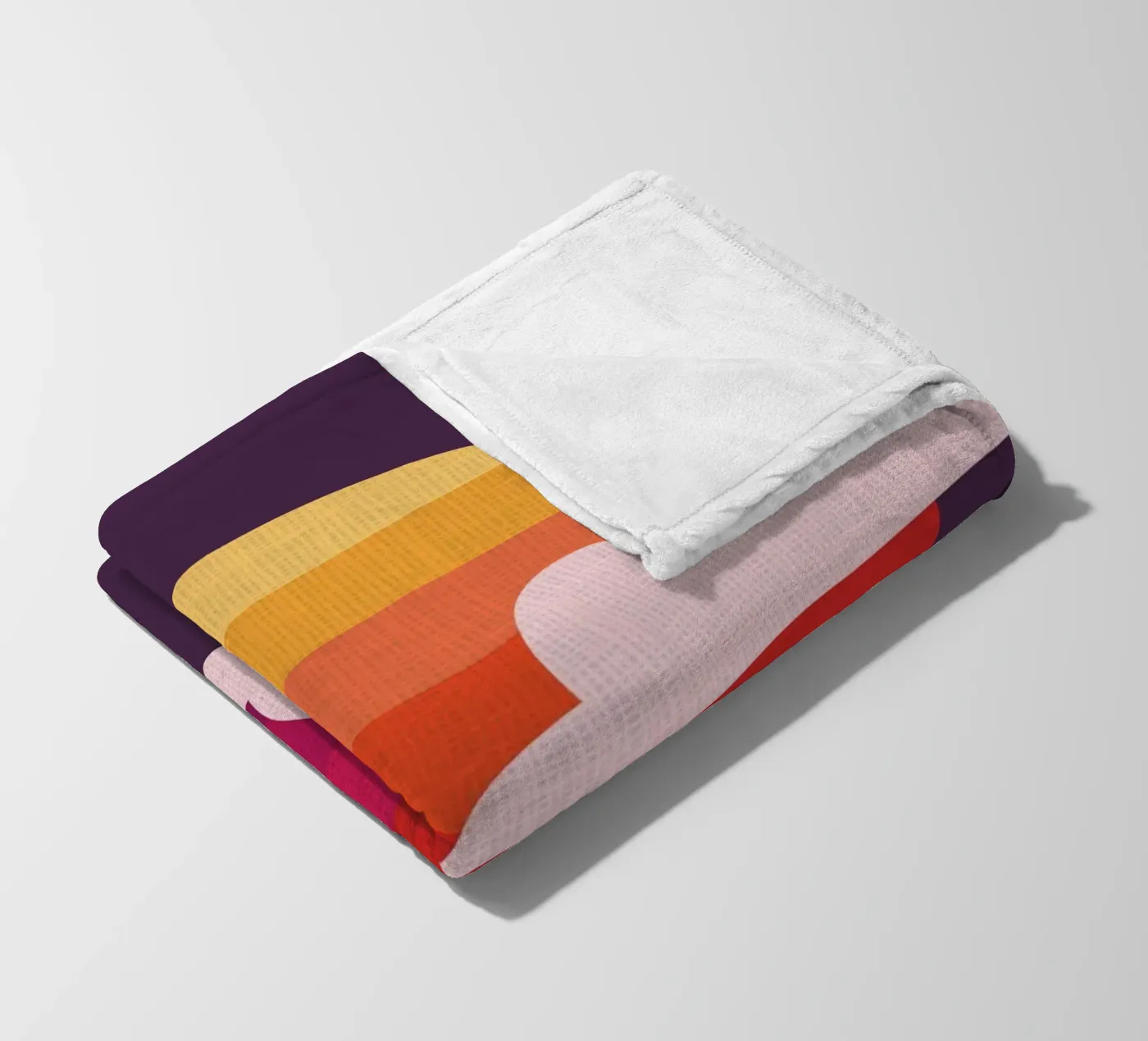 Setting Sun fleece blanket by Kim Hubball Studio